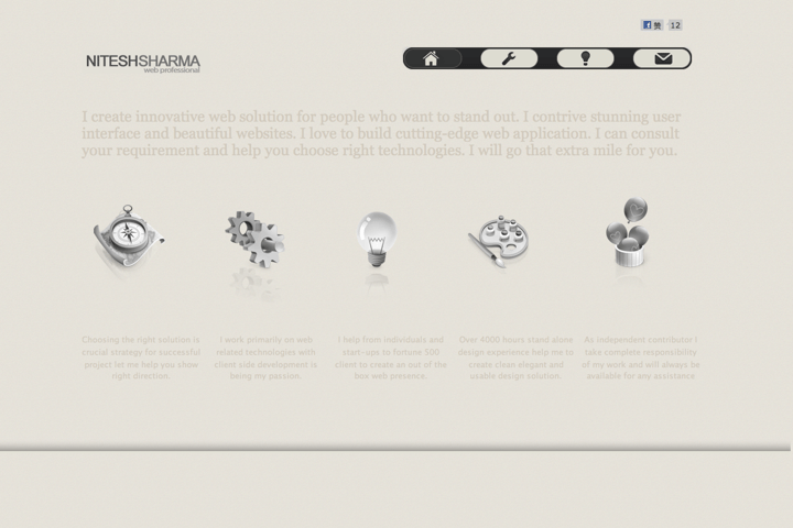 nitesh sharm website preview